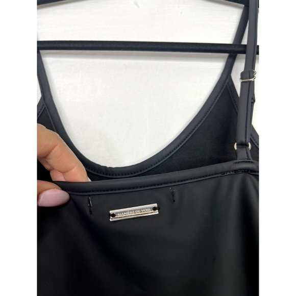Maniere De Voir Sleeveless Bodysuit Black Size 2 - Picture 3 of 8